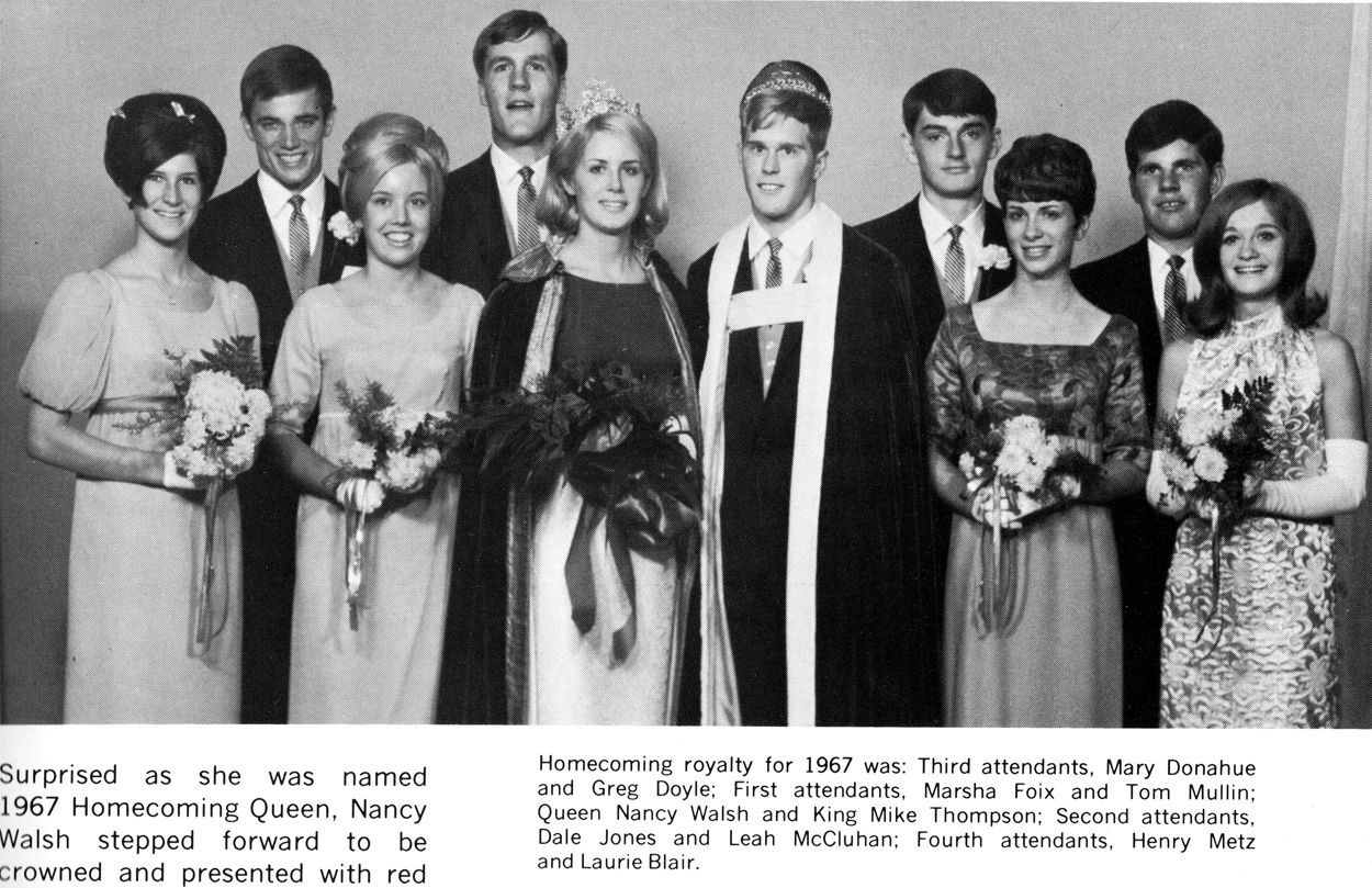 1967 Heelan Homecoming Royalty